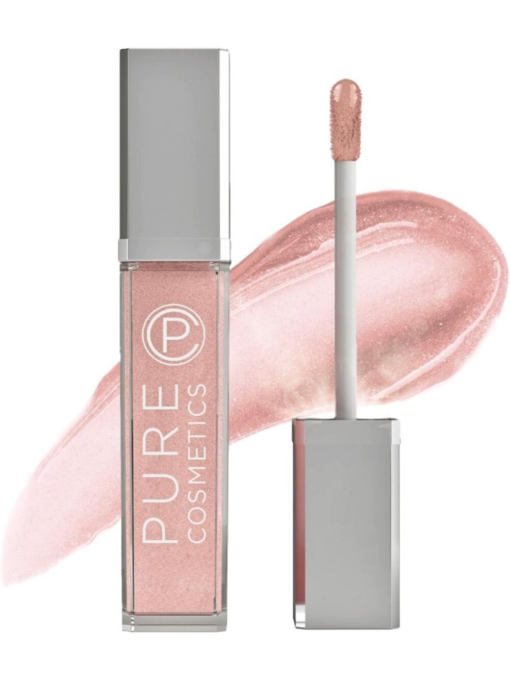 Light-Up Lip Gloss with LED Applicator & Mirror | Non-Sticky, Hydrating
